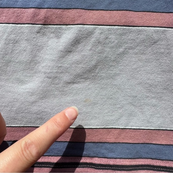 UNIQLO U Men's Striped purple t-shirt - L - Picture 10 of 10